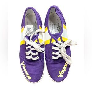 MN Vikings Bradford Exchange Purple & Yellow Sneakers